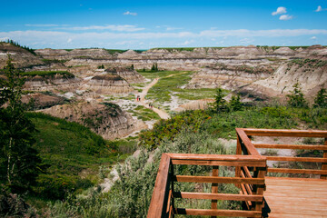 view from the top on HorseShoe canyon