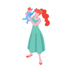 Lovely Mother Parenting Composition