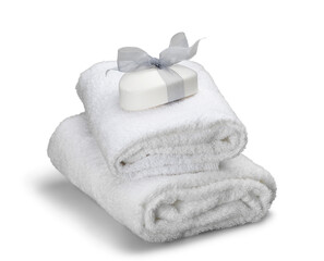 Obraz na płótnie Canvas Spa Soap and Towel