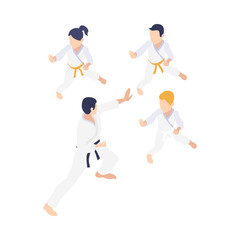 Isometric Kimono Aerobics Composition