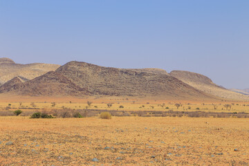Fototapeta na wymiar View of the Namib desert. Namib Naukluft National Park, Namibia.