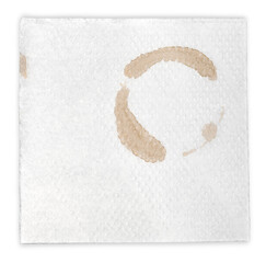 Napkin with Coffee Stains