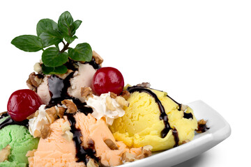 Ice cream sundae