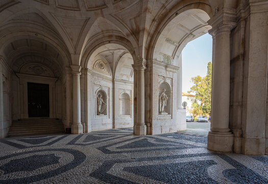 Arches at Palace of Ajuda - Lisbon, Portugal