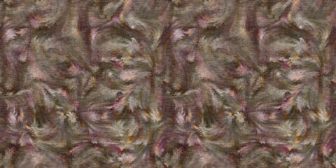 Marbled mineral decorative vintage seamless border. Natural crystal earthen ribbon for retro repeat. Trendy crystal washi tape. 