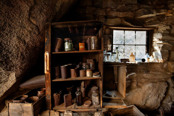 Eagle Cliff Mine in Joshua Tree National Park, California.