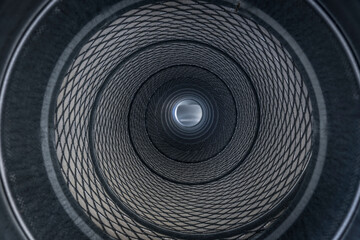 detail of air ventilation pipes on a construction site © roostler