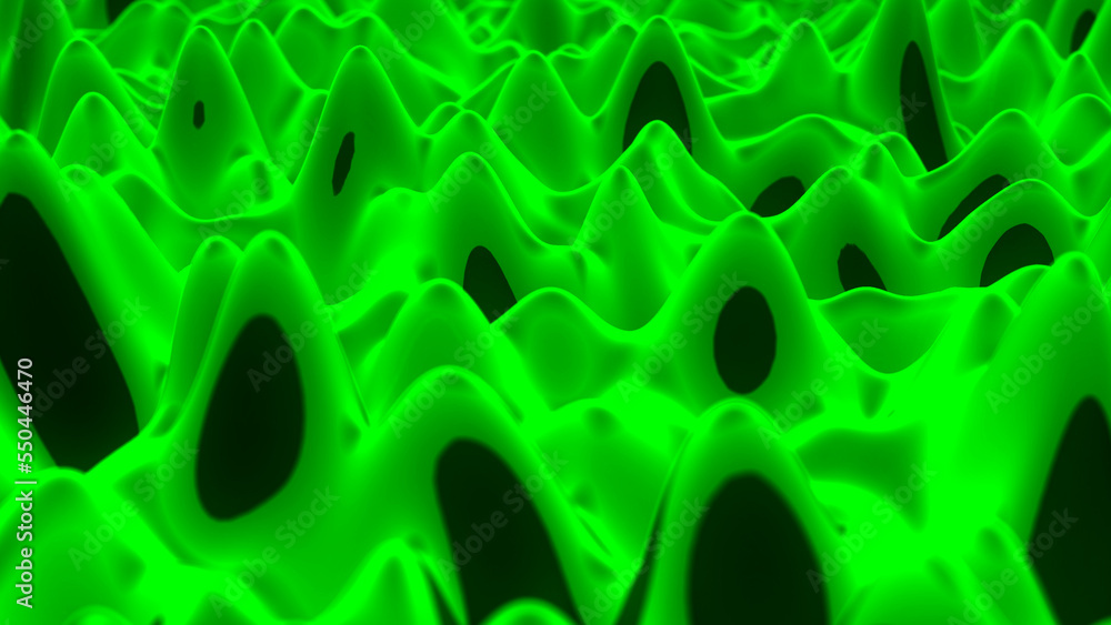 Poster Data sorting. Abstract digital background. Big data visualization. Technology illustration. 3d rendering.
