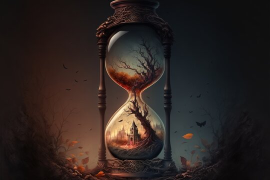 ancient hourglass