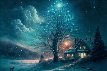 Tree, Winter, Snow