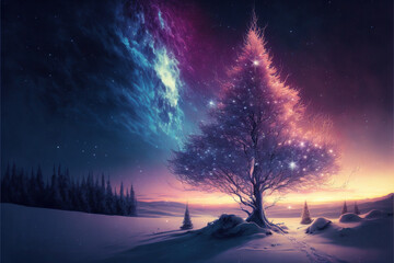 Tree, Winter, Snow