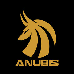 Modern Egyptian god Anubis logo