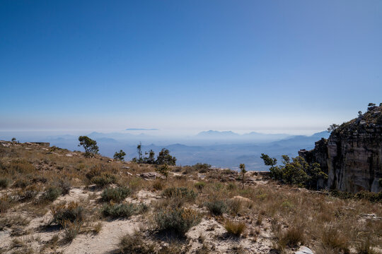 Tundavala Gap Is A Viewpoint In The Rim Of The Great Escarpment Called Serra Da Leba. 