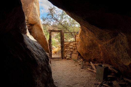 Eagle Cliff Mine  reportedly dates back to 1895, making it one of the oldest mines in Joshua Tree National Park, California.