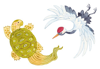 鶴と亀