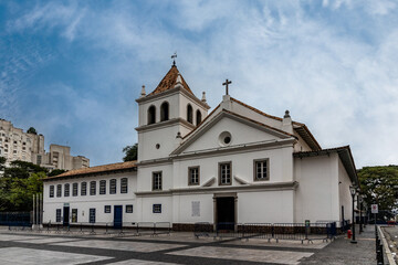 Fototapeta na wymiar Centro histórico de São Paulo, Pátio do Colégio, local da fundação da cidade.