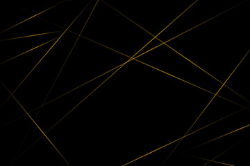 Abstract black with gold lines, triangles background modern design. Vector illustration EPS 10.