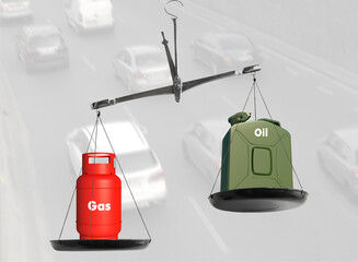 Oil and gas alternative symbol