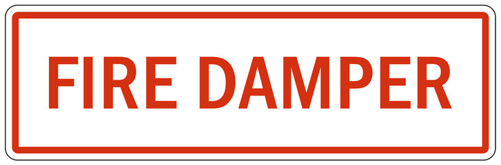 Fire Blanket sign and label