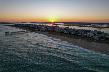 Sunset over the intracoastal waterway at Wrightsville Beach, North Carolina 5 © David