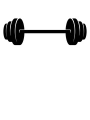 Hantel Logo Design Fitness 