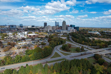 Fototapeta premium Downtown Raleigh, North Carolina, 10