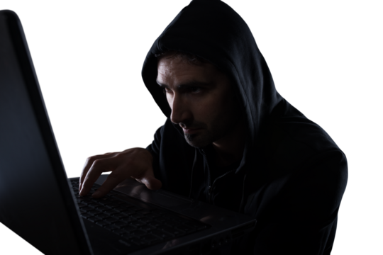 Hidden hacker works in the dark to steal data online