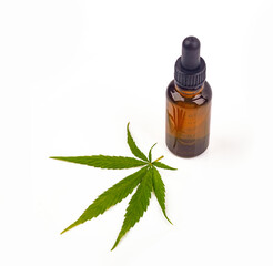 Brown Bottle Cannabis oil hemp