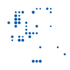 Greece Silhouette Pixelated pattern illustration