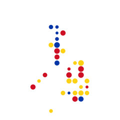 Philippines Silhouette Pixelated pattern illustration