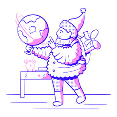 Student Chooses A City For Hristmas