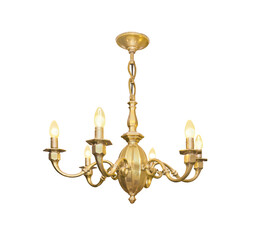 Old chandelier with beautiful light. - 550465001