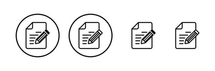 Note icon vector illustration. notepad sign and symbol