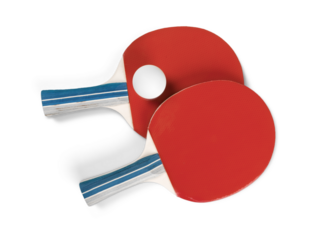 Table Tennis Rackets and Ball