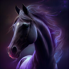 Obraz na płótnie Canvas fantasy horse
