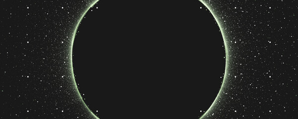 circle hole background with small dots © Faried