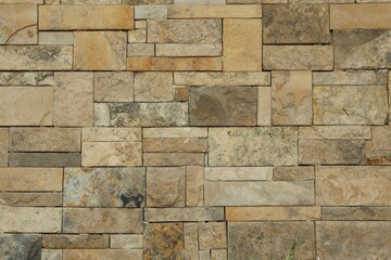 Texture of beautiful stone wall as background