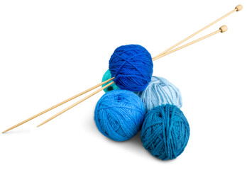 Wool Yarn and Knitting Needles