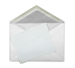 Envelope with Blank Paper