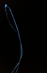 Color liquid splash in the studio