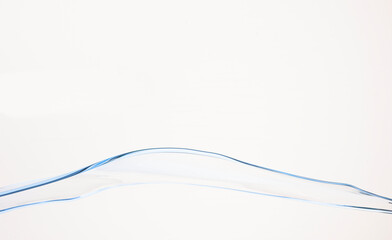 Color liquid splash in the studio