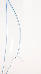 Color liquid splash in the studio