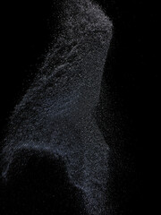 Sand splash in the studio