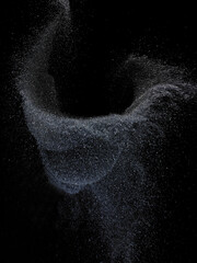 Sand splash in the studio