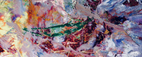 Color texture. Hand drawn oil painting on canvas. Abstract art background. Modern, contemporary art. Colorful canvas. Wall decor background	