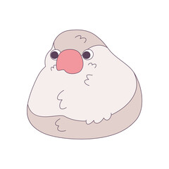 Isolated cute bird icon Animal Vector