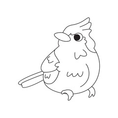 Isolated cute bird icon Animal Vector