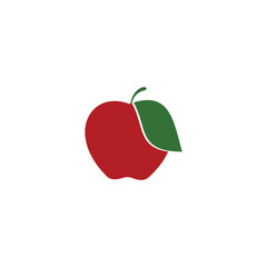 minimal flat fruit logo illustration 