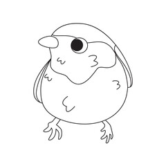 Isolated cute bird icon Animal Vector