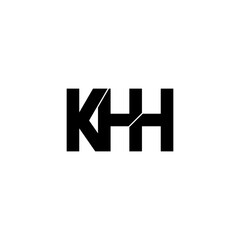 khh letter initial monogram logo design